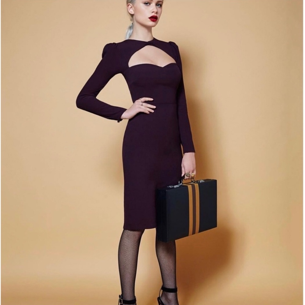 {REFORMATION} LASALLE DRESS OXBLOOD +SIZE 12+ BNWT